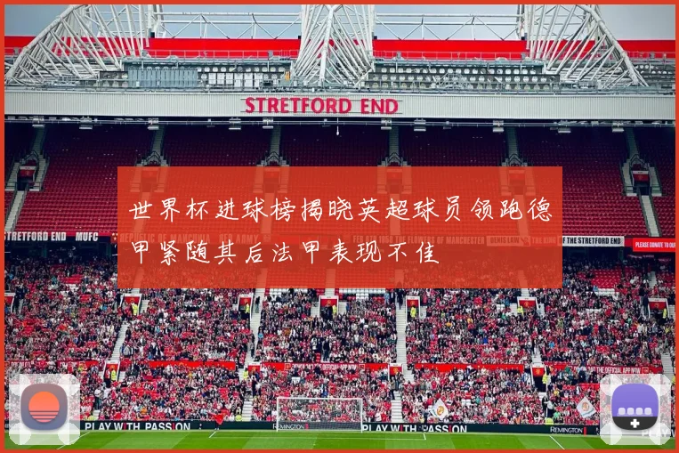 世界杯进球榜揭晓英超球员领跑德甲紧随其后法甲表现不佳